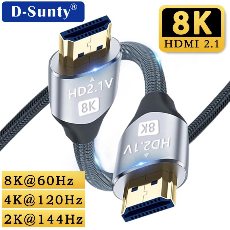 HDMI 2.1 ̺, HDTV ø ó 3D ̺, HDMI ȣȯ ̺, 8K @ 60Hz, 48Gbps, 1080P, 1m, 1.5m, 2m, 3m, 5m